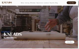 Kneads & Wants Artisan Bakery and Cafe website