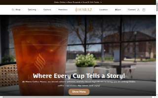 Haraz Coffee House of Orland Park website