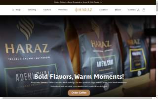Haraz Coffee House of Tinley Park website