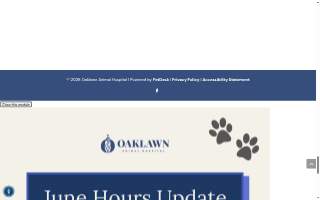 Oak Lawn Animal Hospital website