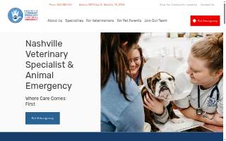 Veterinary Emergency Center of Oak Lawn website