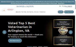 Suburban Animal Hospital of Oak Lawn website