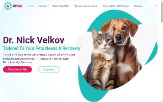 VelVet Surgical Services website