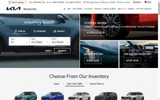Berwyn Kia website