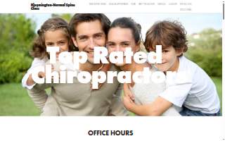 Bloomington-Normal Spine Clinic website