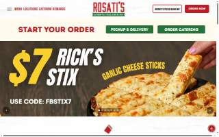 Rosati's Pizza and Sports Pub website