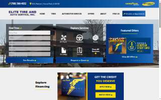 Forest Park Auto website