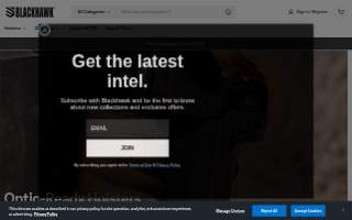 Blackhawk Supply website