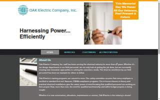 Oak Electric Inc of Oak Park website