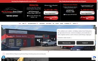 Performance Auto Center of Downers Grove website