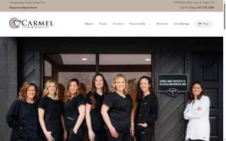 Carmel Family Dentistry - Dr. Jessica Worthington website