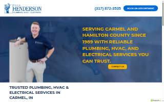 Paul Henderson Plumbing of Carmel website