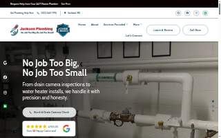 Jackson Plumbing Services website