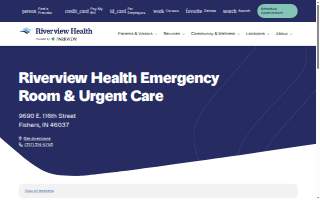 Riverview Health Emergency Room & Urgent Care website