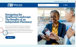 Williams Bros. Health Care Pharmacy website