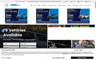 Andy Mohr Honda website
