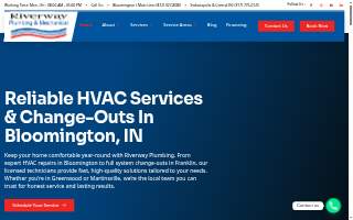Riverway Plumbing & Mechanical website