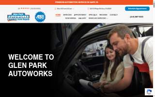 Glen Park Autoworks website