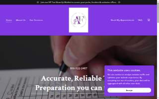 Accius Financial Solutions website