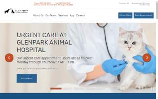 Glen Park Animal Hospital website