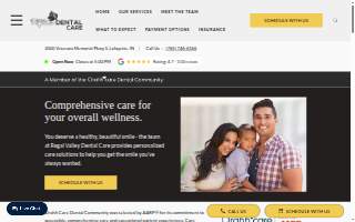 Regal Valley Dental Care website