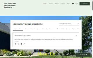 Redlawns Lawn & Landscape LLC website