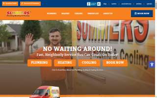 Summers Plumbing Heating & Cooling of Muncie website