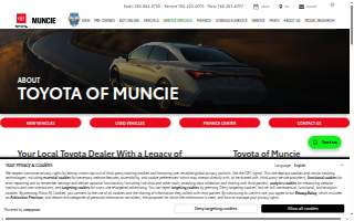 Toyota of Muncie website