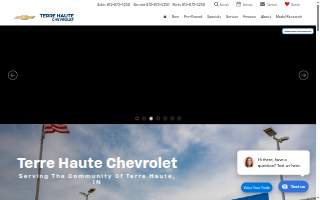 Terre Haute Chevrolet website