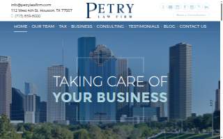 Petry Wealth Management website