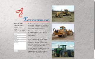 American Construction & Excavating, LLC website