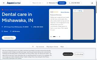Aspen Dental - Mishawaka website