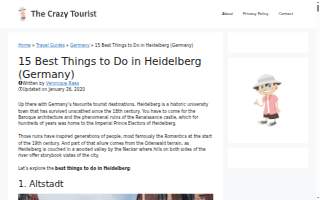 Heidelberg Haus website