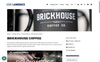Brickhouse Coffee Company website