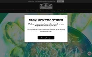 Cast Iron Steak House website