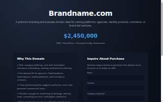 Brand Name website