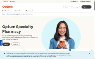 Optum Specialty Pharmacy of Jeffersonville website