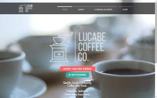 Lucabe Coffee Co. website