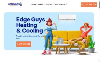 Edge Guys Heating & Cooling website