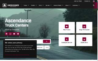 Ascendance Truck Centers of New Albany website
