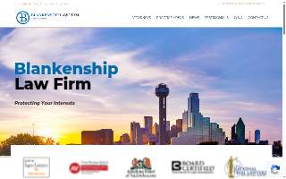 Blankenship Law Porter County Criminal Defense Lawyers website