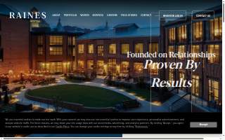 Raines Insurance Group website