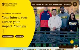 Valpo Tru Fit website