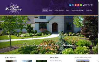 Smalls Landscaping website