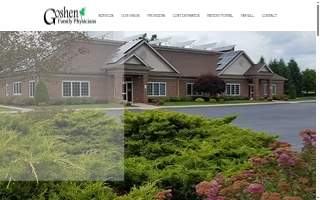 Goshen Family Physicians website