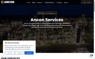 Ancon Construction Company of Goshen website