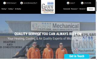 Gann Mechanical website