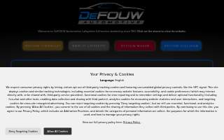 DeFOUW Chevrolet website