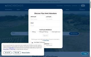 Backroads Burger & Bar website