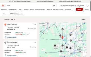 Walgreens Pharmacy of Plainfield website